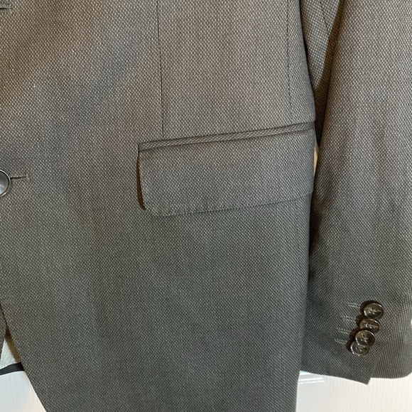 Zara men’s suit jacket charcoal size us 38 - Picture 3 of 9